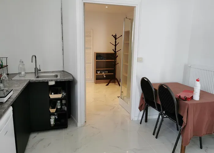 Backpackers Gelijkvloers-studio-slaapkamer-eetkamer-keuken 1 Ruimte-badkamer En-suite * Ostend